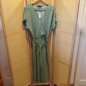 Sanctuary Green Floral Jumpsuit